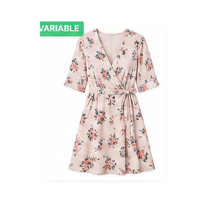 Floral Wrap Dress